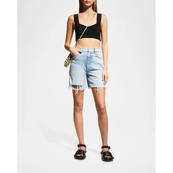 A.L.C Jordana Bra in Black Medium New Womens Cropped Tank Top - Picture 14 of 16